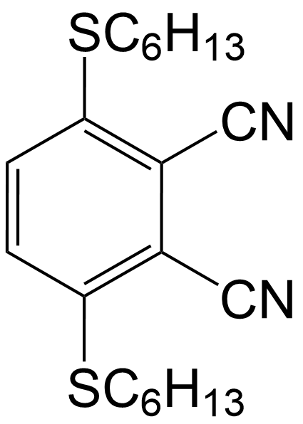 3,6-bis(hexylthio)phthalonitrile